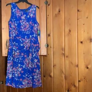 JH blue floral dress